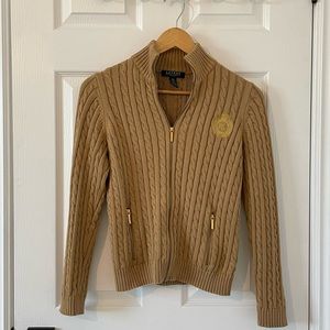 Ralph Lauren full zip sweater
